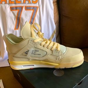 Jordan 4 Off White Sail